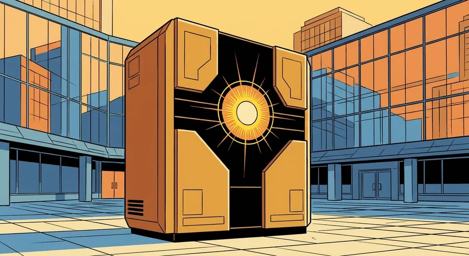 GPT-6.1 Sol imagined as a retro AI machine