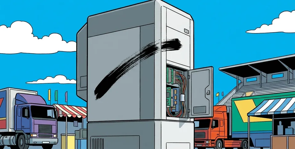 Inkling imagined as a retro AI machine
